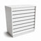 Frame-disk. Bred modul, vit. B110 - rillepanel front