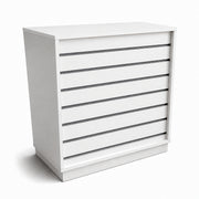 Frame-disk. Bred modul, vit. B110 - rillepanel front