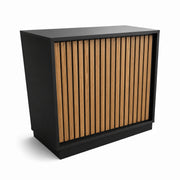Frame-disk. Bred modul, svart. B110 - akustikplatta front