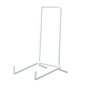 Stöd. Vitt metall. H17 cm. Tallrikshållare. Pris angivet per st.