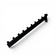 Snett fronthänge för gitter. Svart - 35 cm