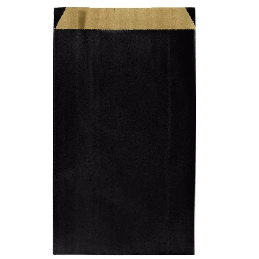 Gåvypåse, kraftpapper, svart, förp. med 250 st., 12 x 4 x H20 cm