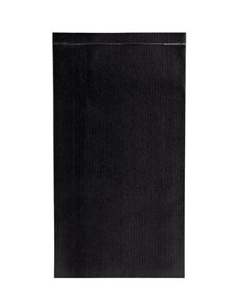 Sort kraftpapir gavepose 18 x 6 x H35 cm