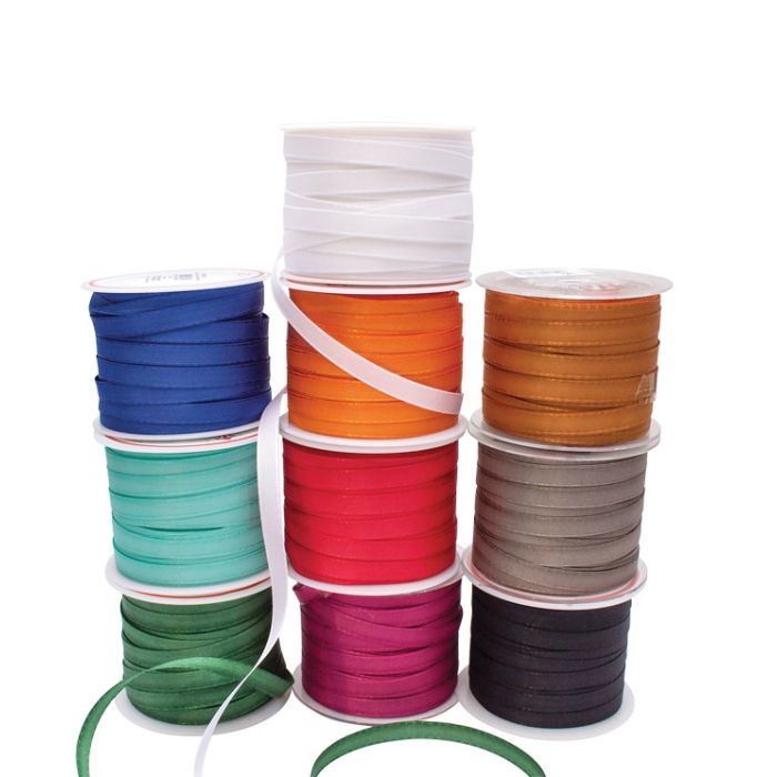 Gåband, satin, B9 mm, 50 m. per rulle. Se fler färger