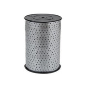 Presentband. Silver med silverprickar. 10 x 225 mtr.