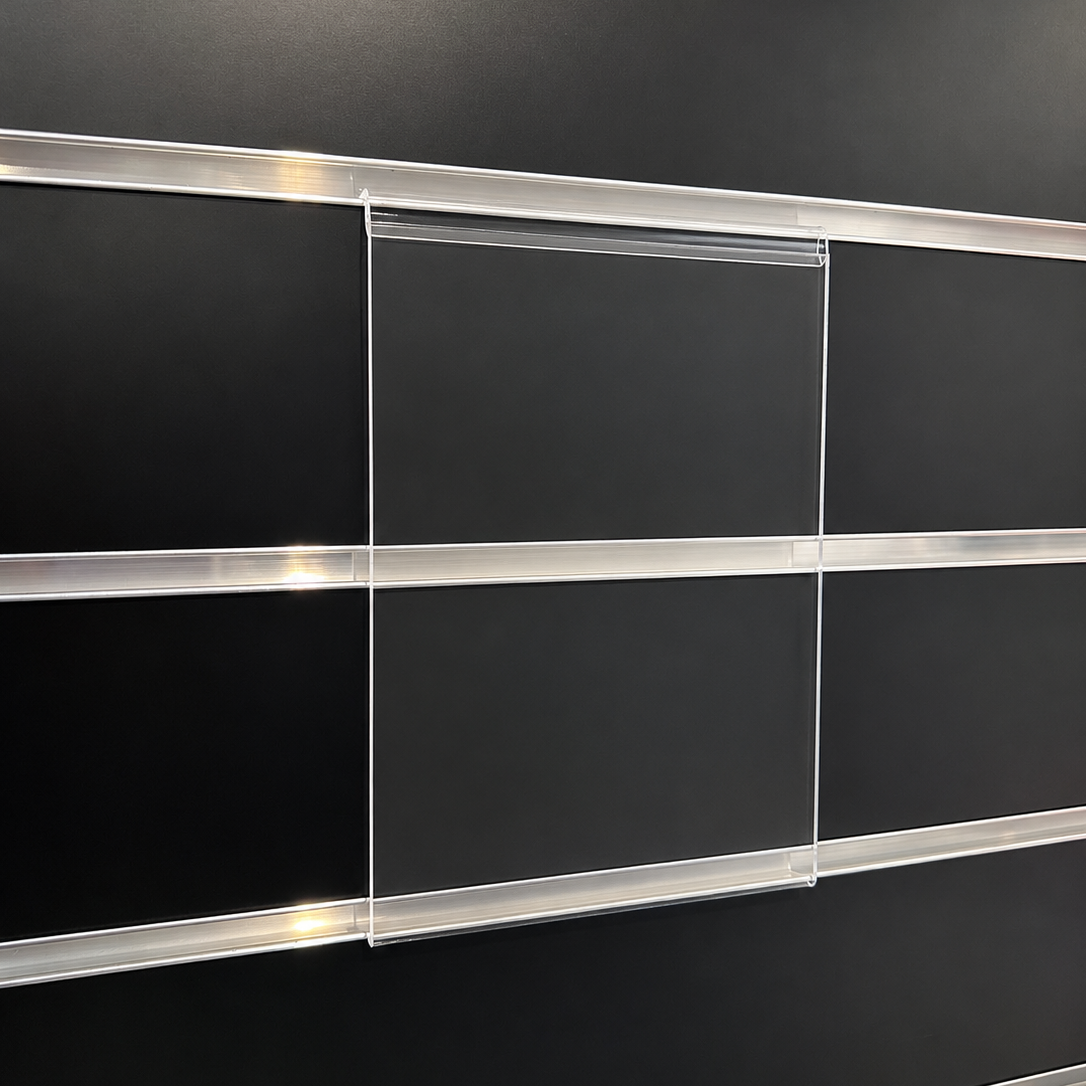 Skyltställ, t/ panel, akryl - A5