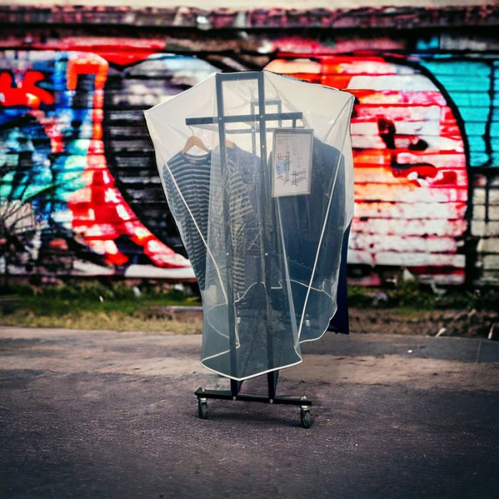 Regnhätta för cykelställ - L5 & L7 - klar plast