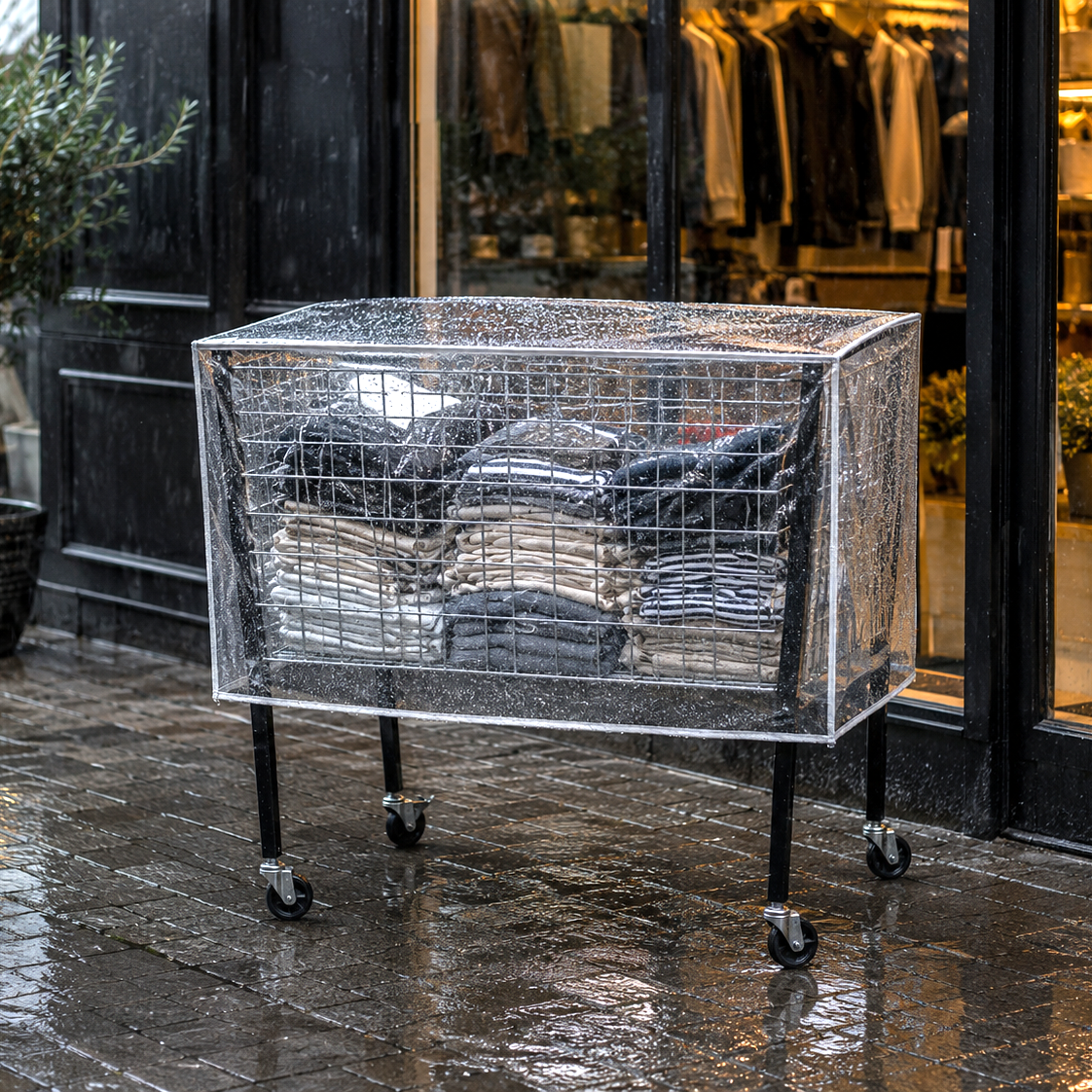 Regnkeps till Boxer II - klar plast