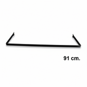 U-böjstång (91 cm) - svart - Superskinne