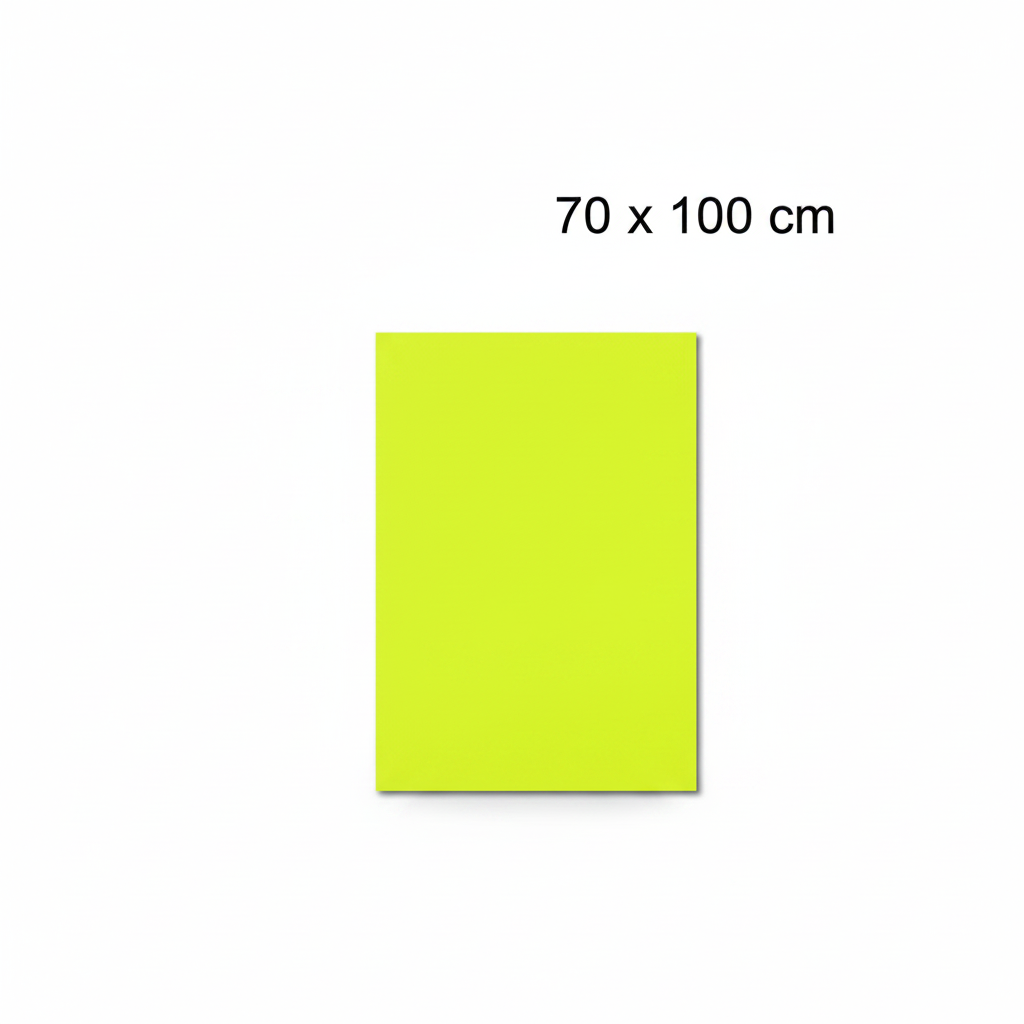Skyltpapper 70 x 100 cm - Neon gul