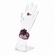 Handdisplay, höger, klar akryl, H33 cm
