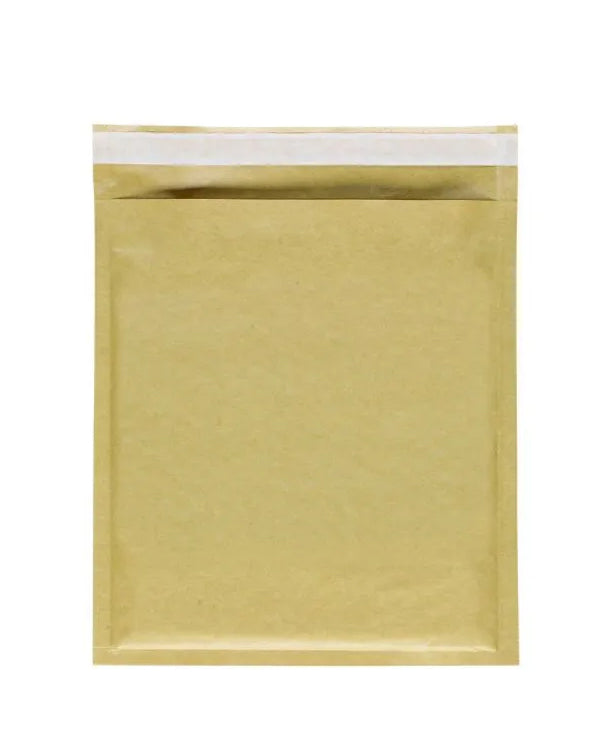 A4-kuvert med bubbelplast, brun kraft, förpackning om 100 st, 27 x 36 cm