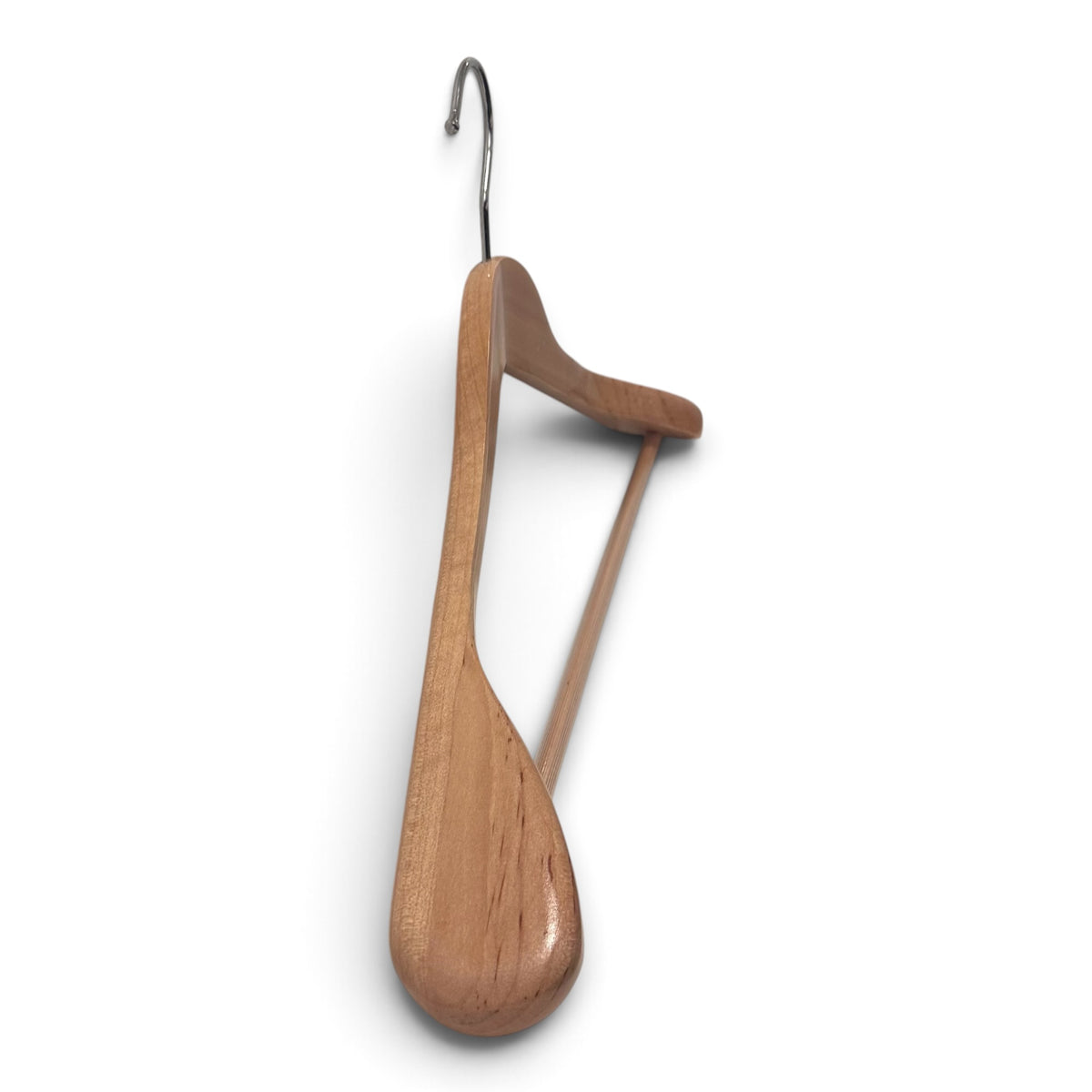 Kavajhängare, vinklad, natur - B 45 cm.