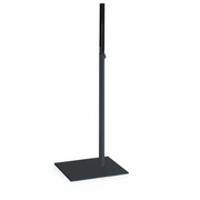 Foder till torso, teleskopisk, hög, svart, fyrkantig platta, H58–126 cm, Elite torso (Serie 5200)