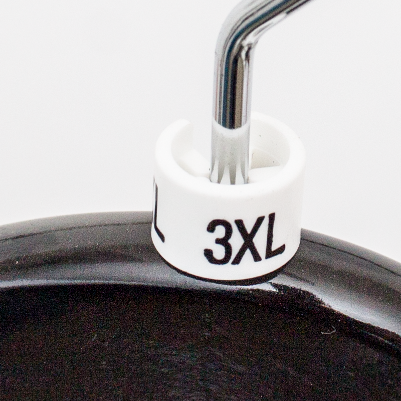 Mini-bitar - Vit - 100 st lika per påse. Välj storlek