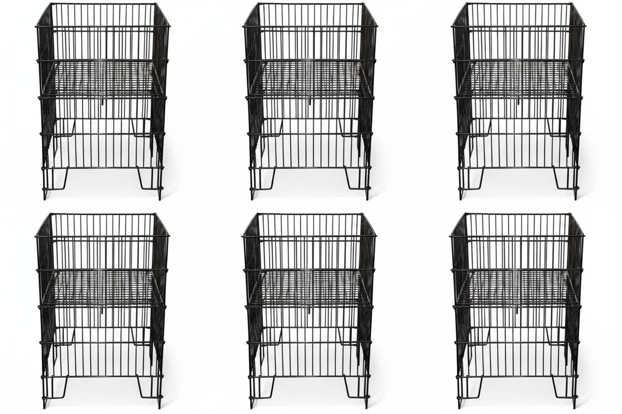 Kundvagn - STORKØB, svart H75 cm. Pris visas per st. Min. köp 6 st.