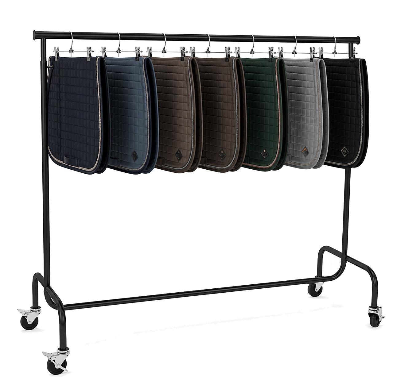 Super, konfektionsstativ, svart, B150-211 x H132-202 cm