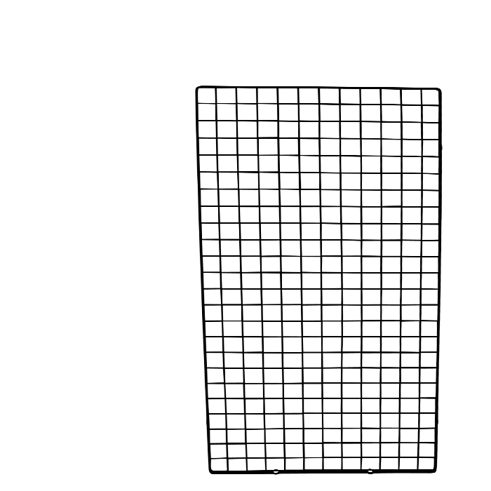 Galler (60 x H120 cm) - Svart