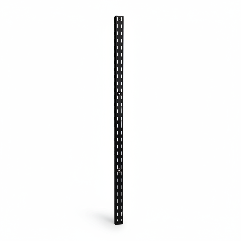 Väggskena - Superskinne H214 cm - svart