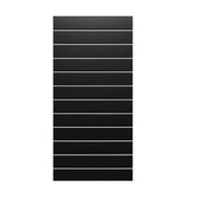 Sort Supersæt rillepanel 59,5 x 120 cm med let tekstur