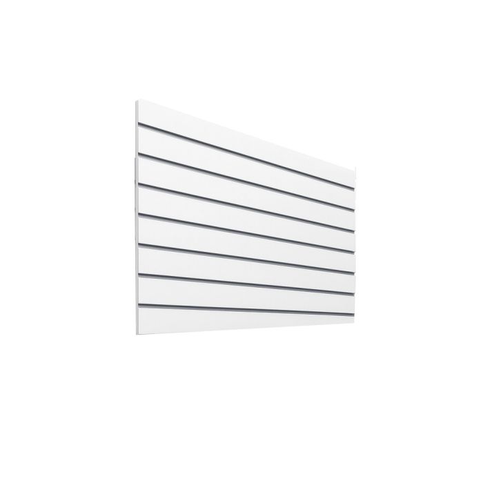Rillpanel - 120 x 80 cm - vit - 10 cm - 1 st. - Supersæt, lätt textur