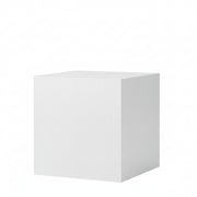 Hvidt melaminpodie 40 x 40 x H50 cm