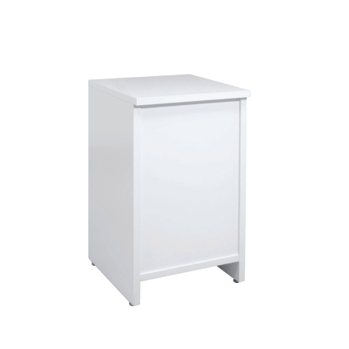 Disk lukket (B 52 cm.) - Hvid - Flexia