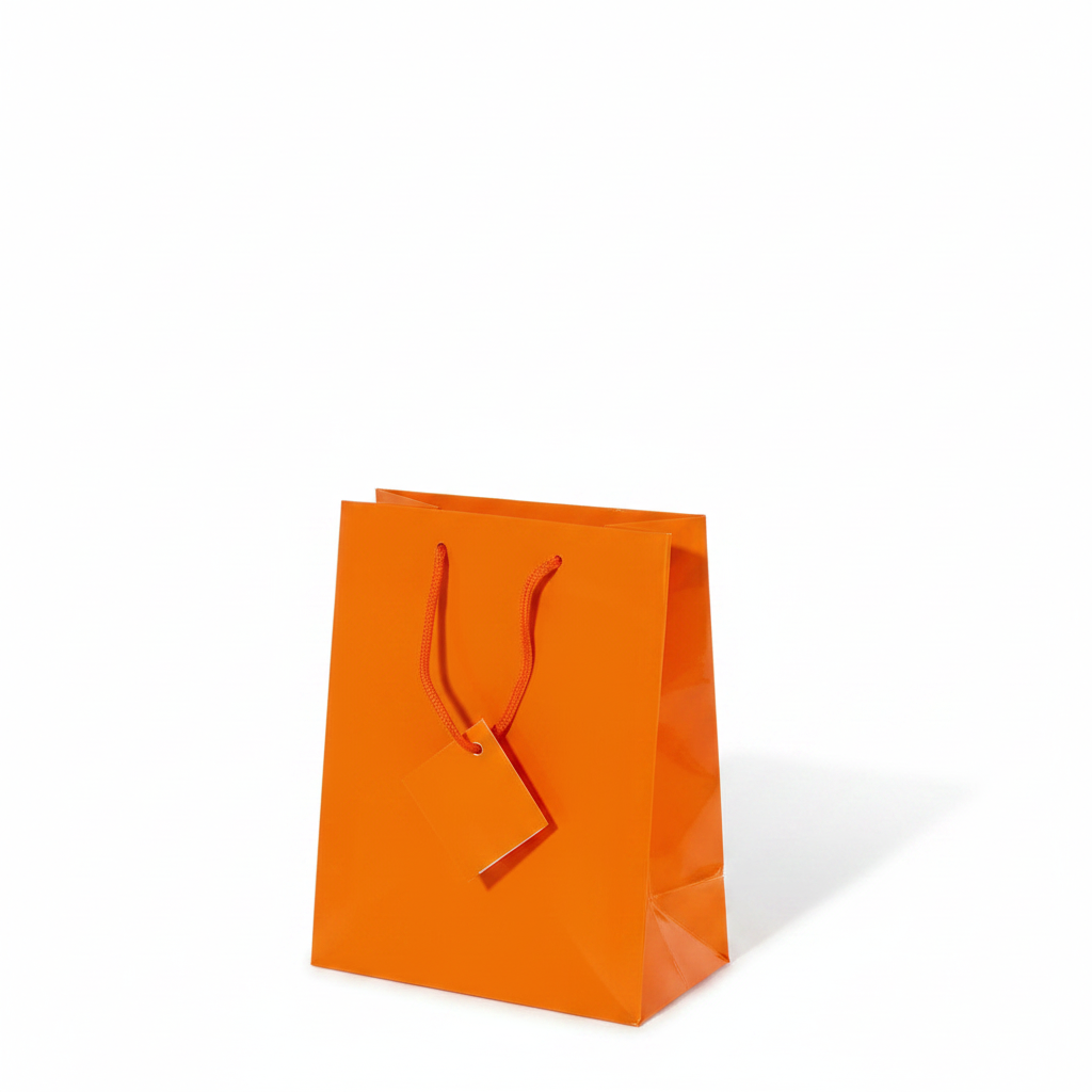 Brilliant orange. H 10,8 cm. Papperspåse. 20 st.
