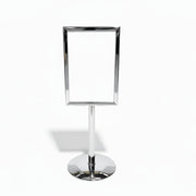 Menykorthållare, A5, krom