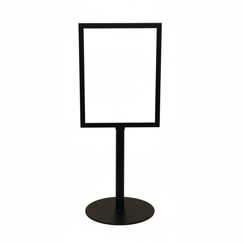 Menykorthållare, A5, svart