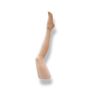 Strumpbyxor, dam, ljus hudfärg, släta. Plast H 83 cm, Ø15,5, fot 22 cm.