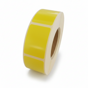 Etiketter - blanka neon gula - 1.000 st.