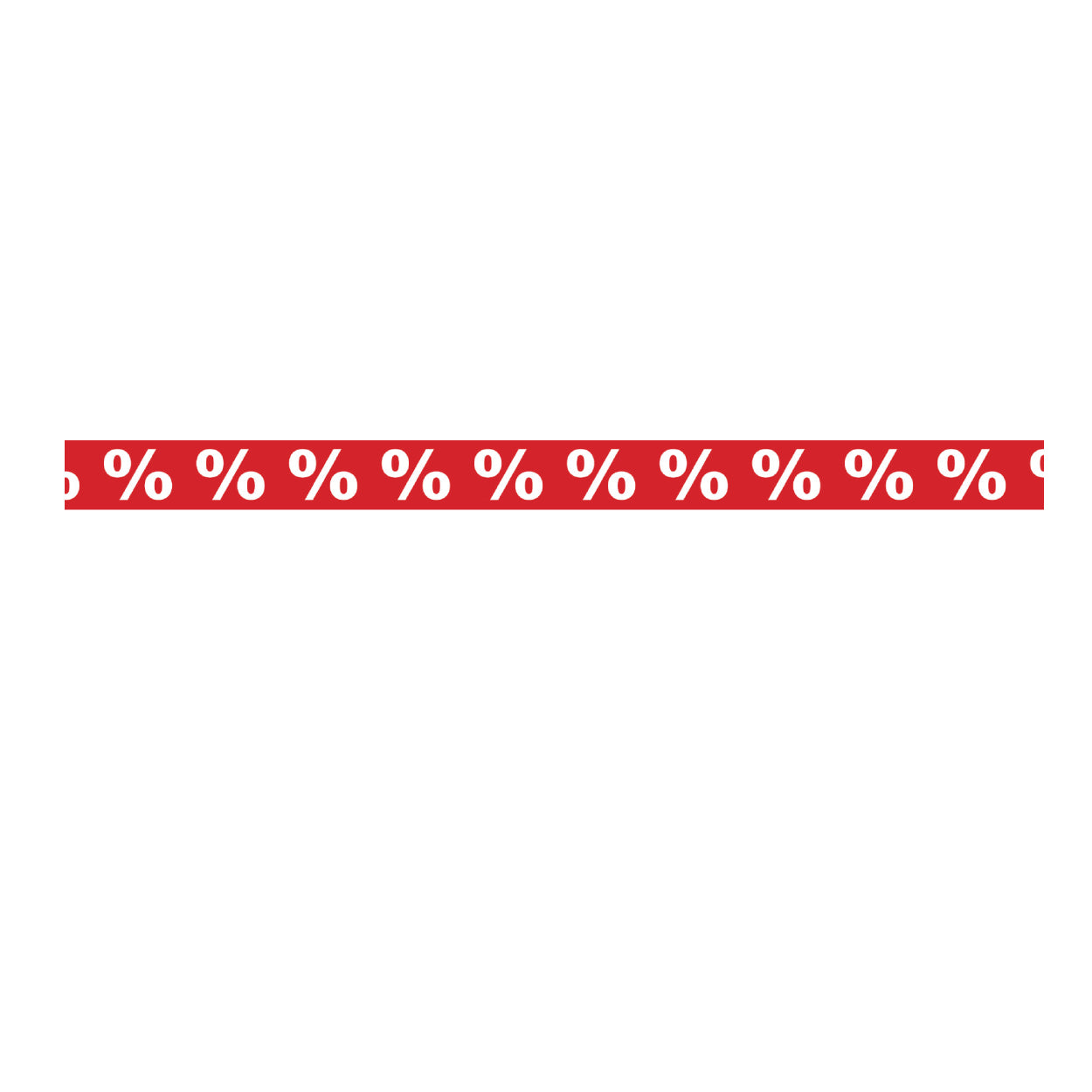 Fönsterstreamer m/ % - 120 cm.