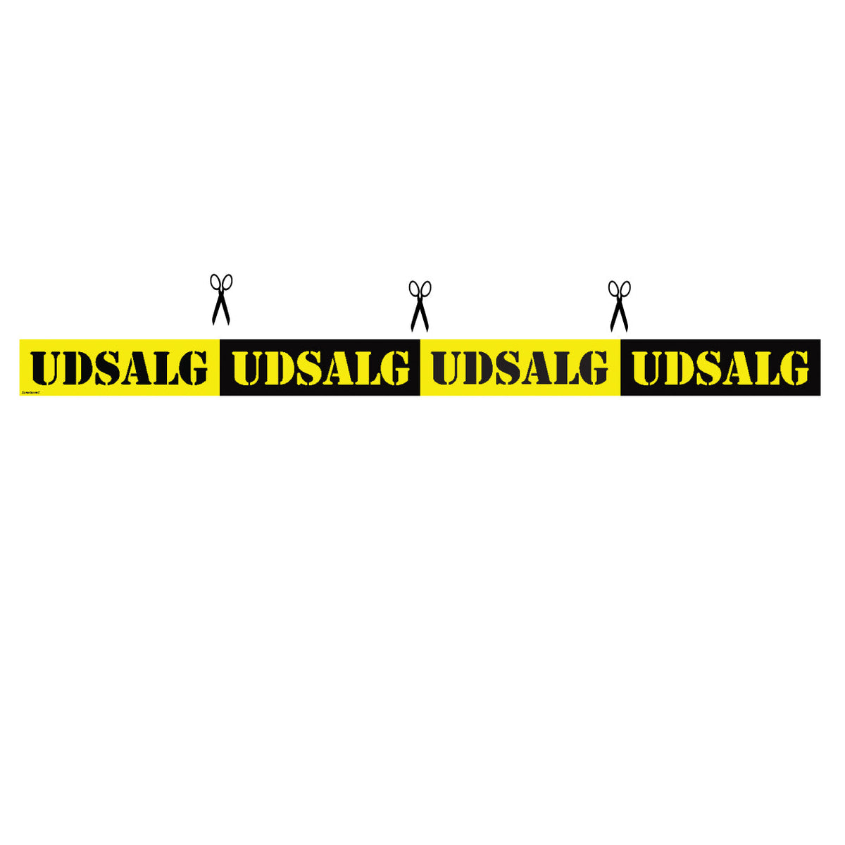 Fönsterdekoration m/ UDSALG - 120 cm.