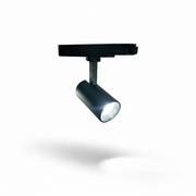 Spot t/ 3-fas skena, H13 cm. Ø 6,50. Svart