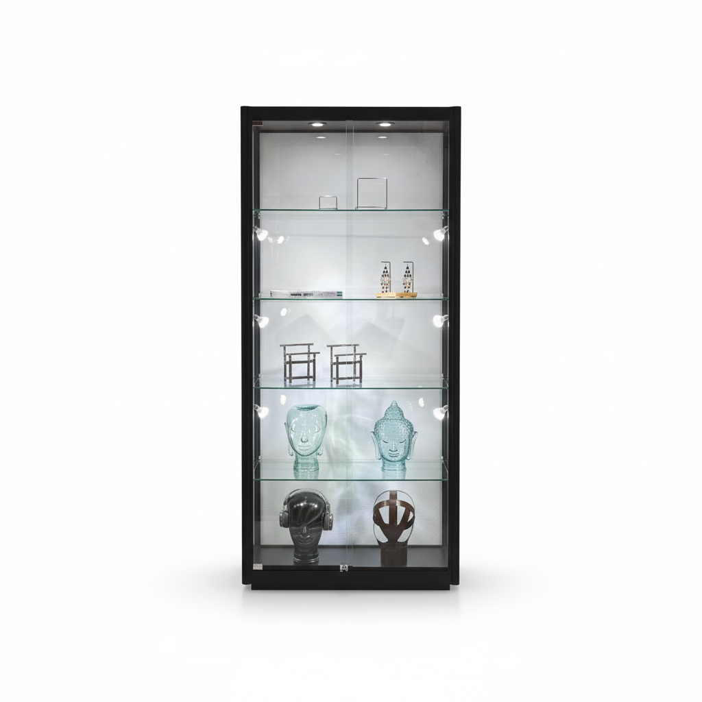 Vitrin H200 - svart - Pisa