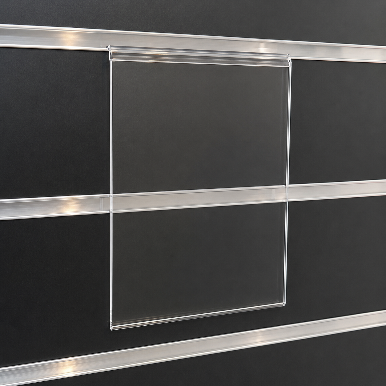 Skyltställ för t/ panel, akryl - A6