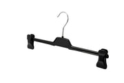 Sort plast buksebøjle med klemmer, 36 cm