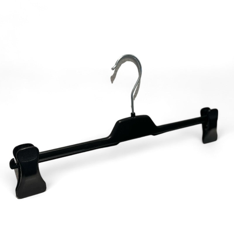 Byxgalge med klämmor, svart, 36 cm. Plast