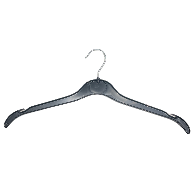 Plastgalge, vuxen, formpressad, med hake och utan stång, svart, 41 cm. Lättvikt discount.