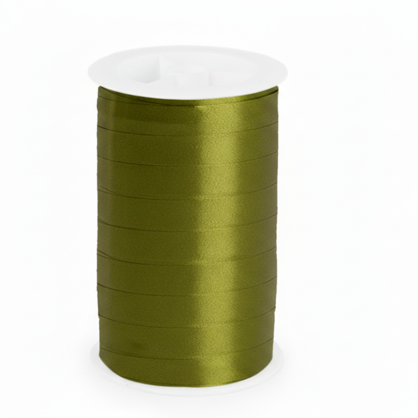 Gavebånd,10 mm, rulle med 250 mtr. Oliven