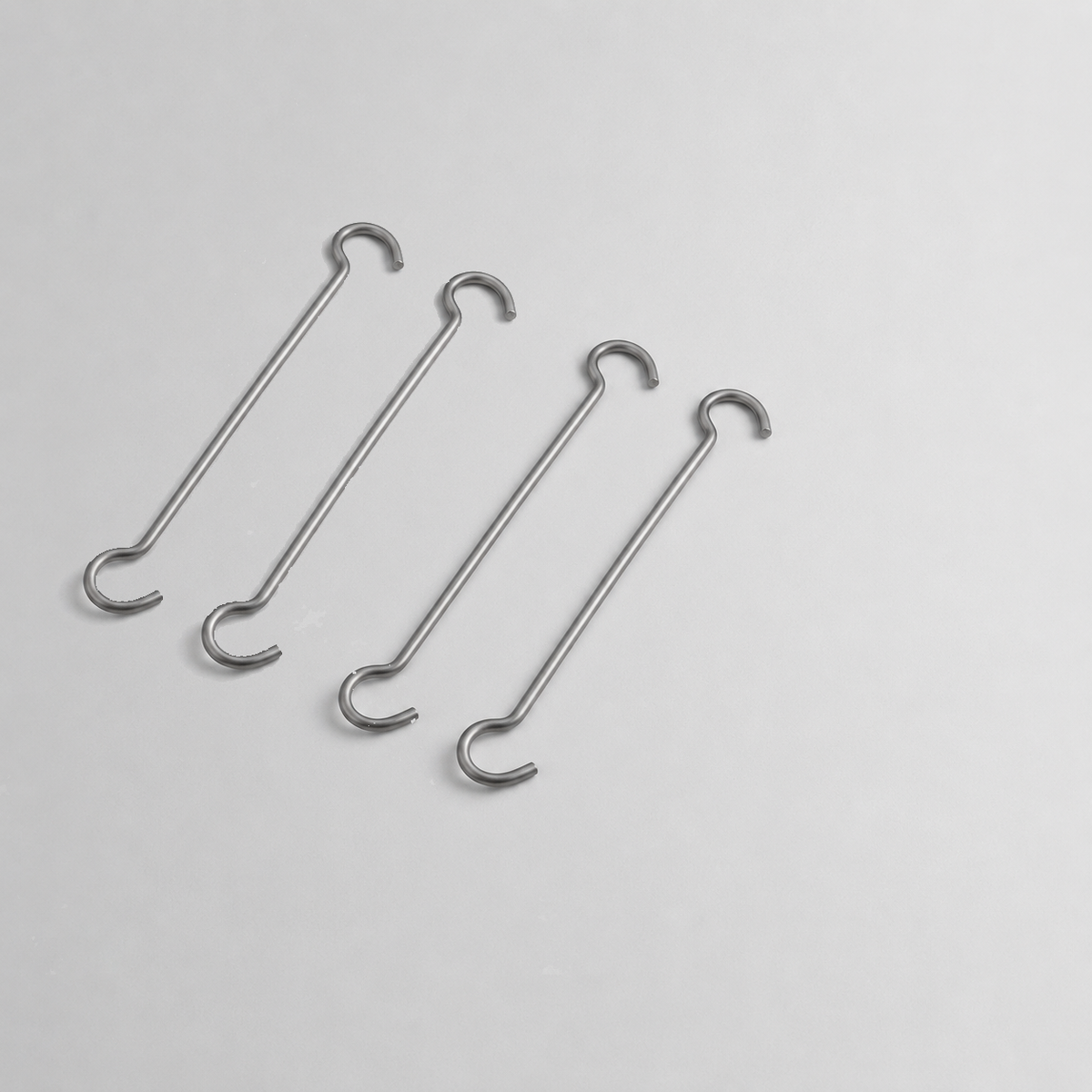 Dubbel upphängningskrok 15 cm. Paket med 4 st.