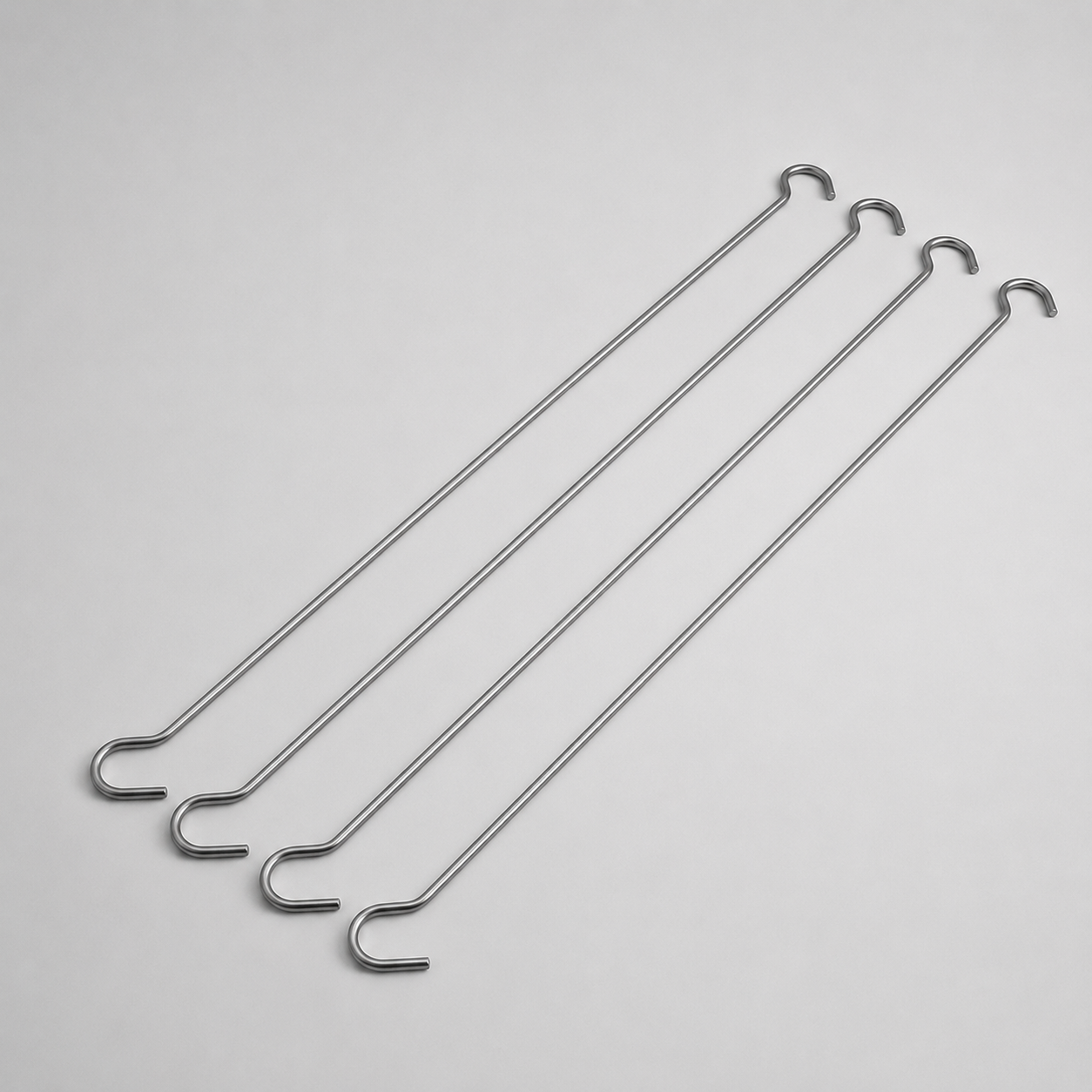 Dubbel upphängningskrok 41 cm. Förp. med 4 st.