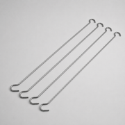 Dubbel upphängningskrok 41 cm. Förp. med 4 st.