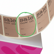 Etiketter, Rea nu, 2,5 x H4,4 cm, rulle med 500 st.