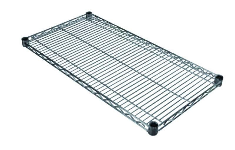 Tubo hylla, 122 x 36 cm. Välj svart eller krom