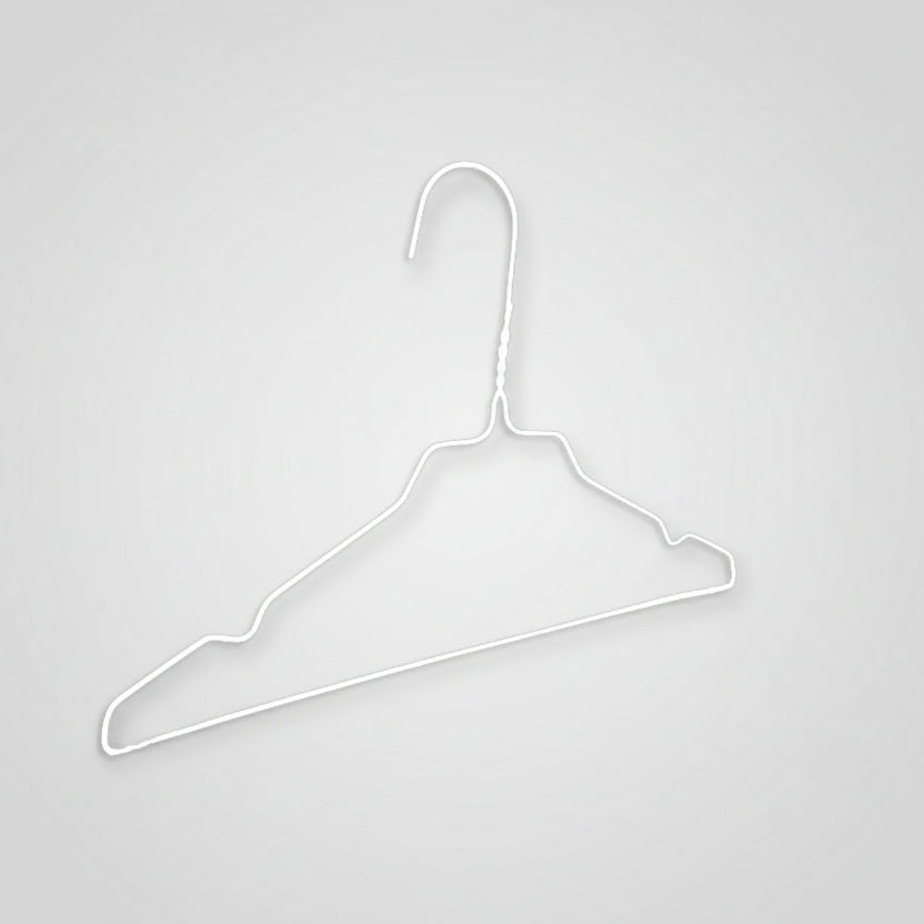 Kemtvättsgalge, barn, vit. Förp. m/ 50 st. Styckpris