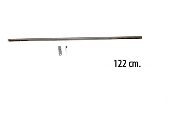 Tubo, klädstång med 2 upphängningar, 122 cm. Välj färg