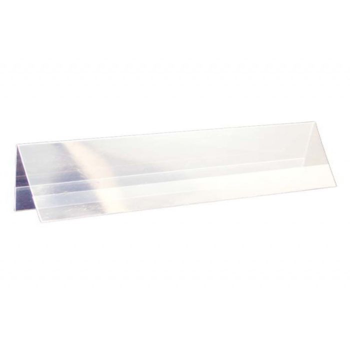 Visa triangel, liggande, dubbelsidig för bord, 30 x H5,3 cm