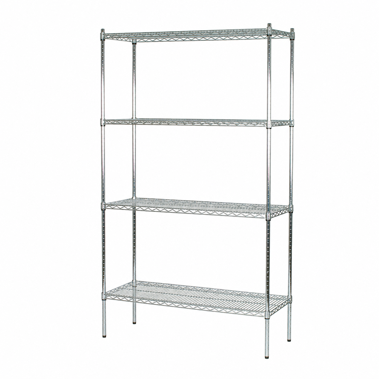 Hylla - TUBO (B 122 x D 46 x H 220 cm.) - Krom